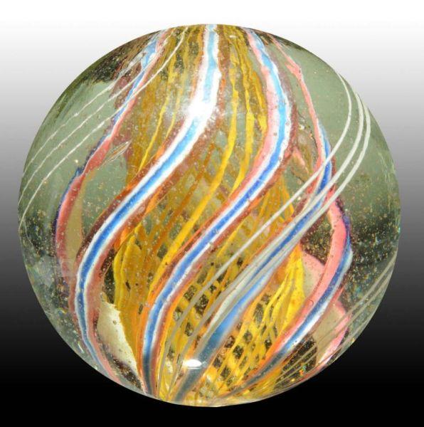 Appraisal: Latticino Swirl Marble Description Original surface Condition Size -