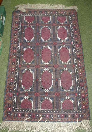 Appraisal: A Persian hirati carpet ' x '