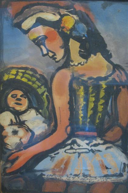 Appraisal: GEORGES ROUAULT french - DORS MON AMOUR plate xvii from