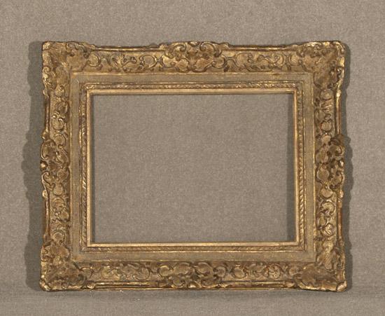 Appraisal: Louis XV Style Giltwood and Sanded-Frieze Frame Early th Century