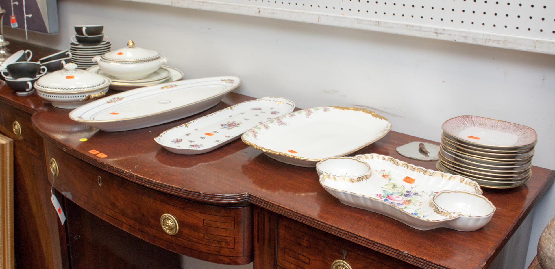 Appraisal: Large assortment of china including Limoges Bavarian Johnson Bros and