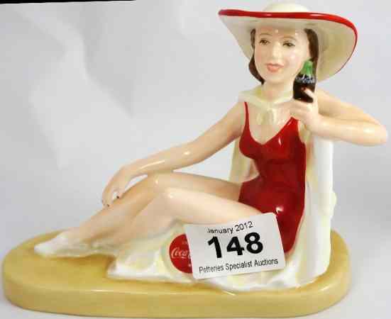 Appraisal: Royal Doulton Advertising Figure Coca Cola Sunbather MCL Limited Edition