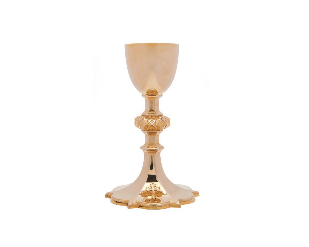 Appraisal: GORHAM K Gold Ecclesiastical Chalice inscribed on base Rev J