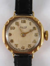 Appraisal: A carat gold Art Deco lady's wrist watch hallmarked Birmingham