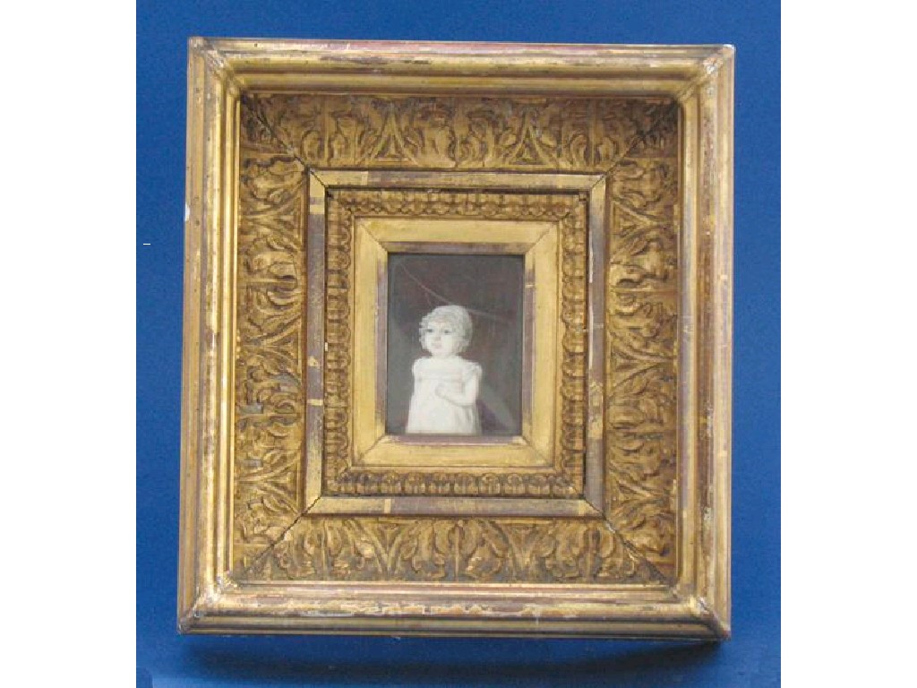 Appraisal: ENGLISH SCHOOL th century A portrait miniature of Fanny Josephine