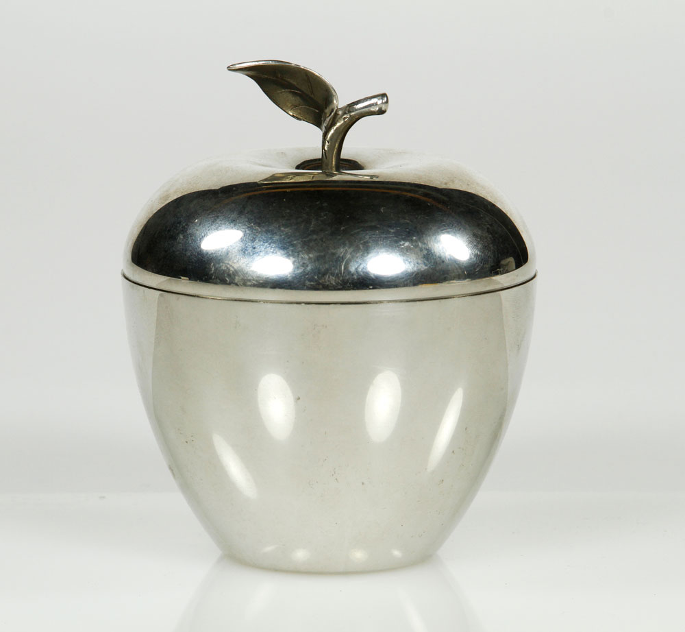 Appraisal: - Sterling Tiffany Co Apple Vessel Sterling Tiffany Co apple