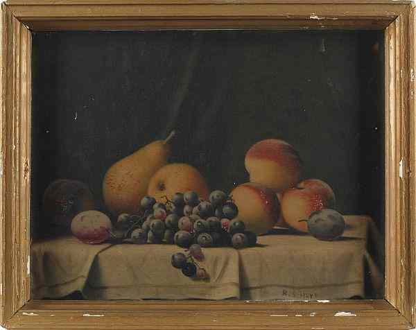 Appraisal: Barton Stone Hays American - oil on canvas still life