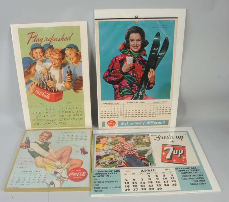 Appraisal: Lot of Coca Cola Calendars This lot includes two Coca