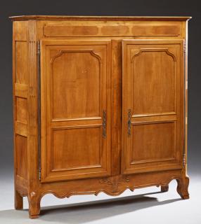 Appraisal: French Louis XV Style Carved Walnut Sideboard t French Louis