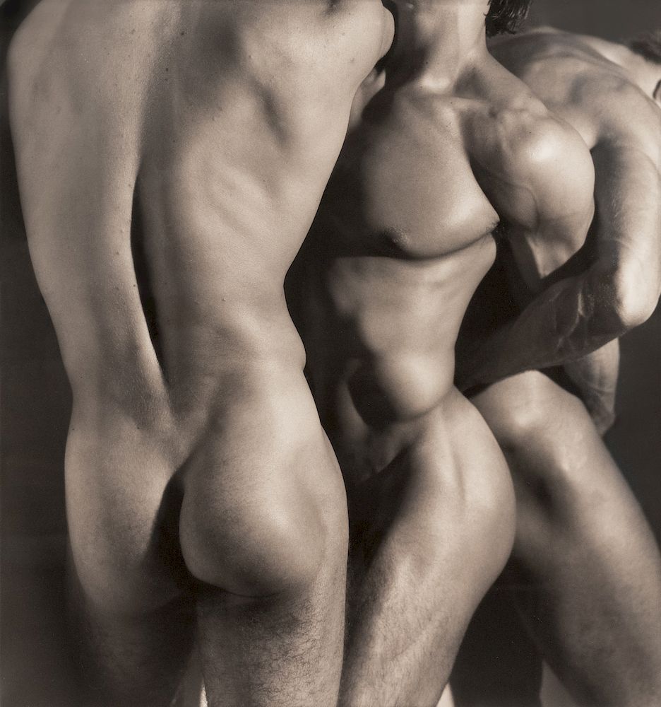 Appraisal: Herb Ritts Herb Ritts American - Three Male Torsos Los