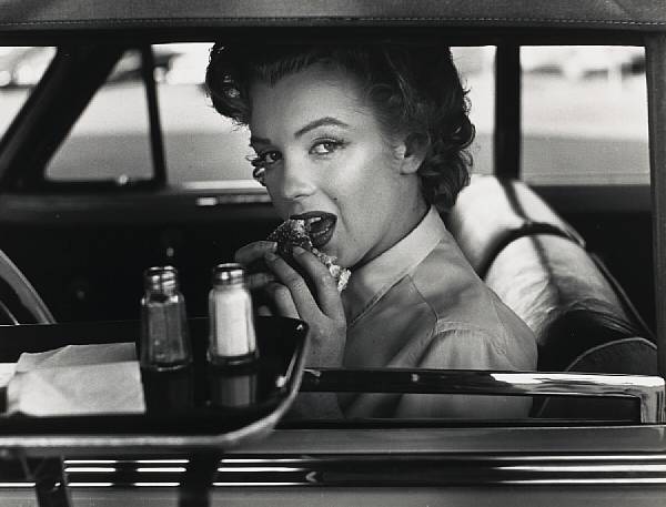 Appraisal: Philippe Halsman American - Marilyn Monroe at the Drive-in Gelatin