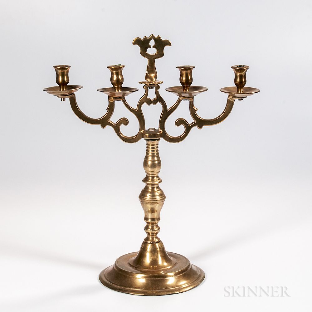 Appraisal: Four-light Candelabrum Four-light Candelabrum Northern Europe th century the four