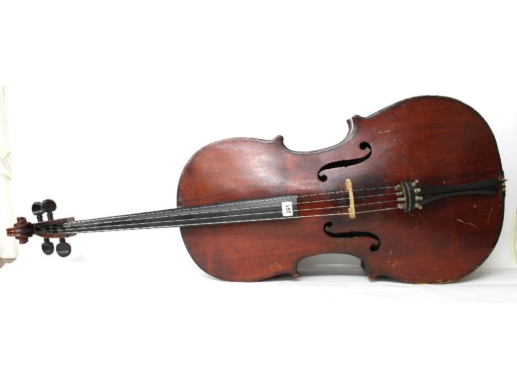 Appraisal: Late th century violoncello cm bow soft case