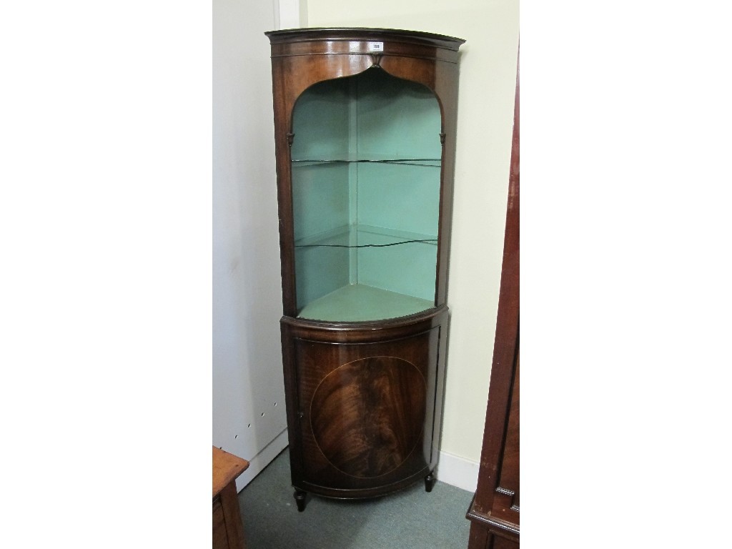 Appraisal: Reproduction corner cabinet