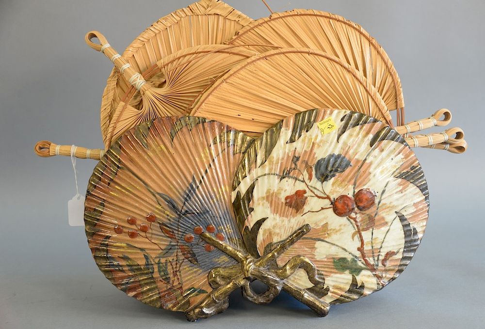 Appraisal: French Boissier majolica aesthetic movement jardiniere with label of Boissier