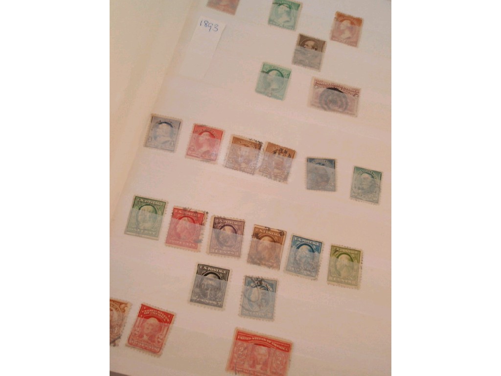 Appraisal: Two albums of US postage stamps from to