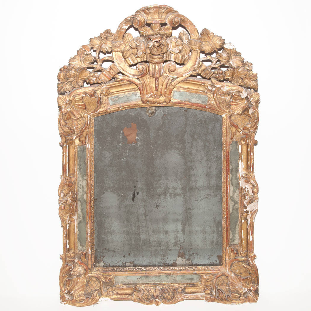 Appraisal: Regence Giltwood Mirror First quarter of the th century The