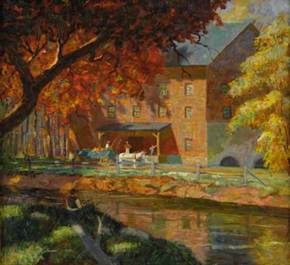 Appraisal: PETER HURD american - CHADS FORD P A -AUTUMN OF