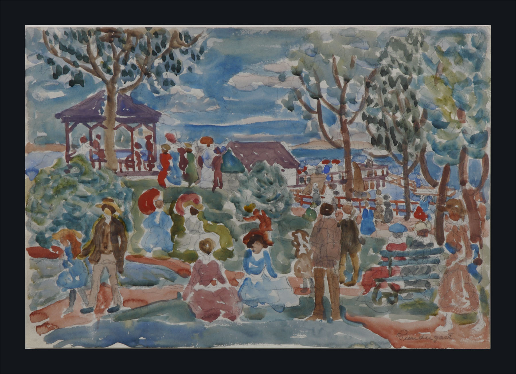 Appraisal: Maurice Brazil Prendergast American - in the Park Maurice Brazil