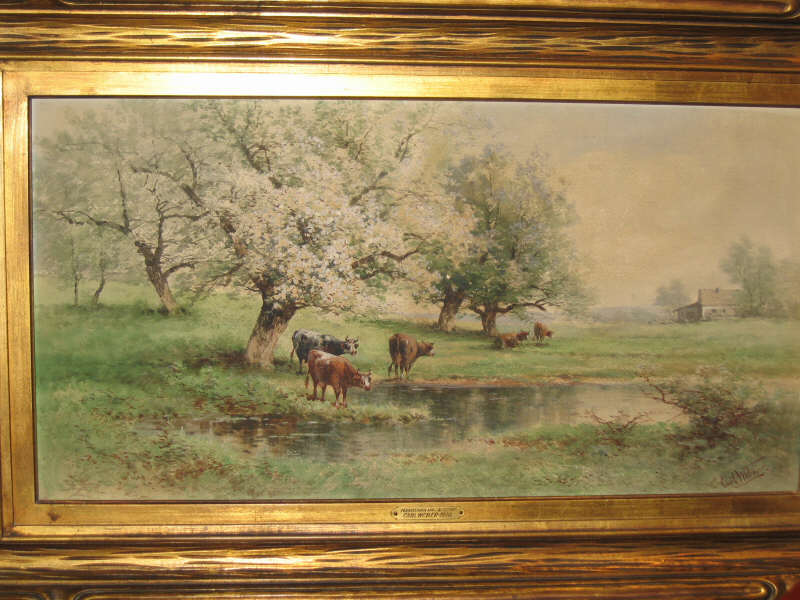 Appraisal: CARL WEBER AMERICAN - PENNSYLVANIA APPLE BLOSSOMS watercolor drawing signed