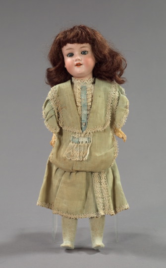 Appraisal: German Bisque-Head Doll marked n DRGM A M with blue