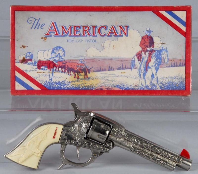 Appraisal: Kilgore American Cap Gun Description One grip has warping at