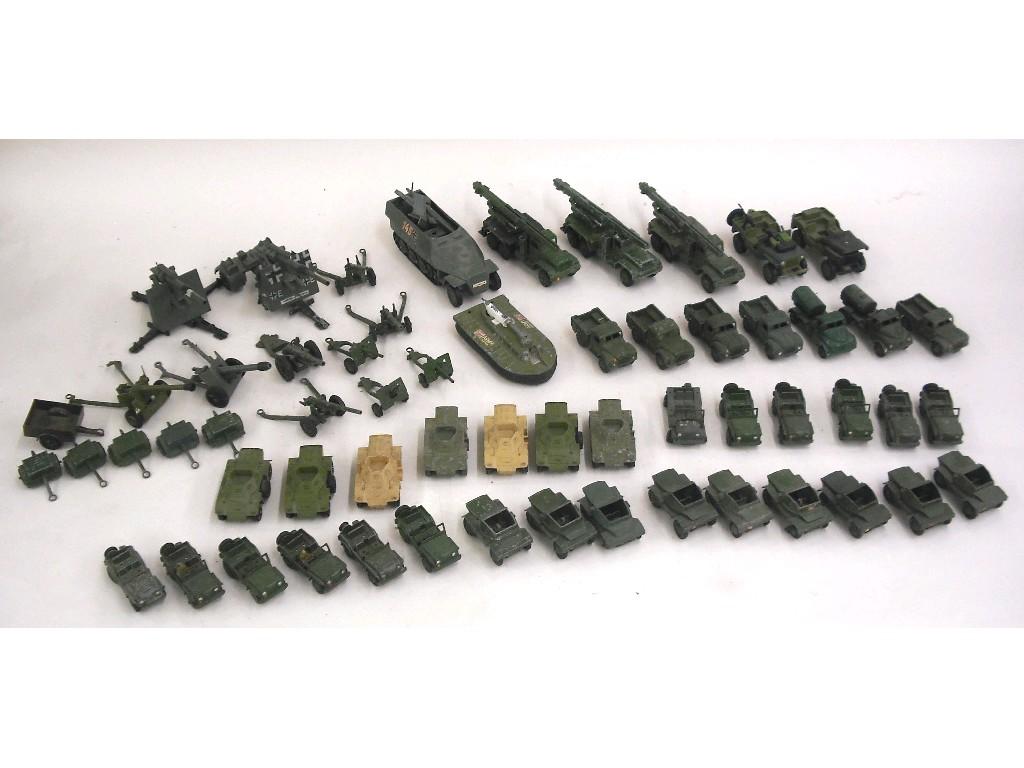 Appraisal: Small Quantity of Dinky scout cars Dinky cm tank destroyer