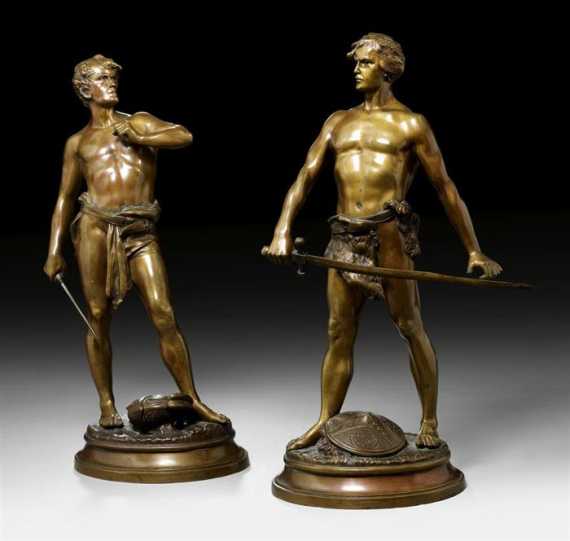 Appraisal: KOWALCZEWSKI P Paul Ludwig Kowalczewski - Berlin circa Burnished bronze