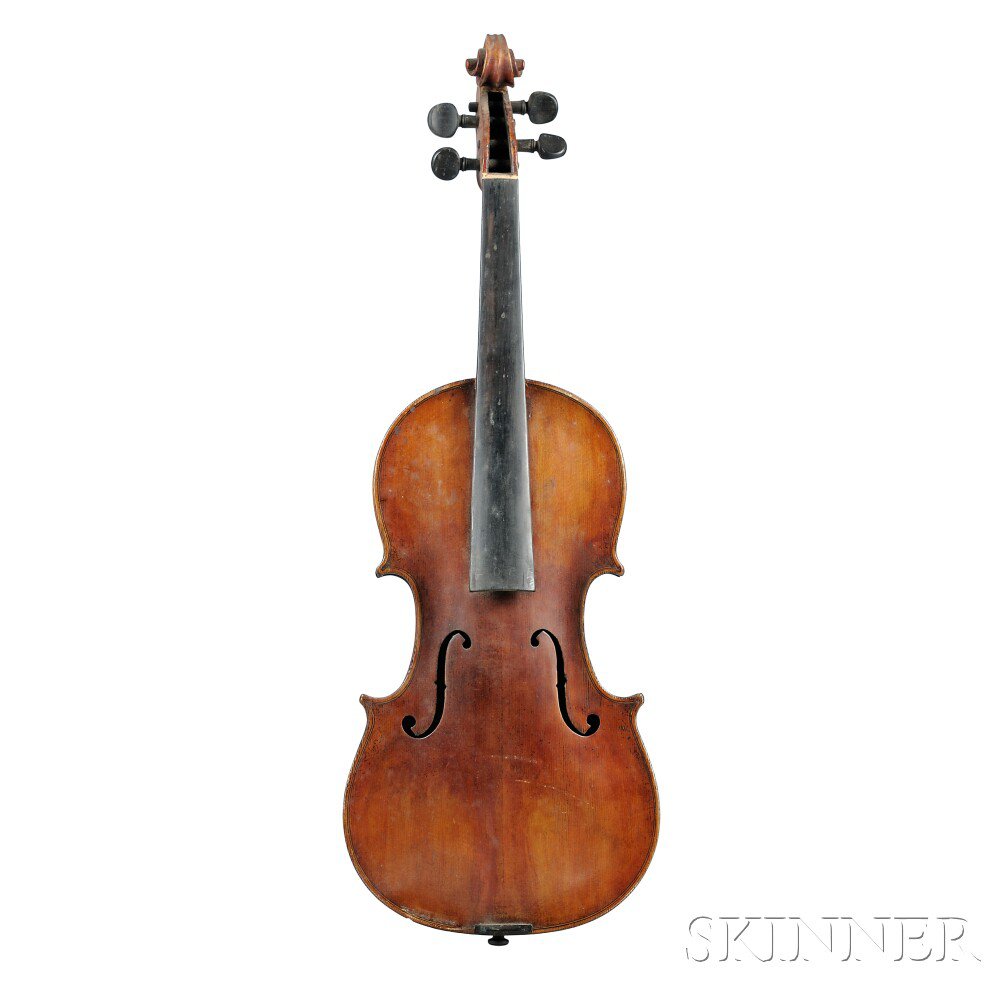 Appraisal: French Violin Late th Century labeled GAILLARD BERNARDEL length of