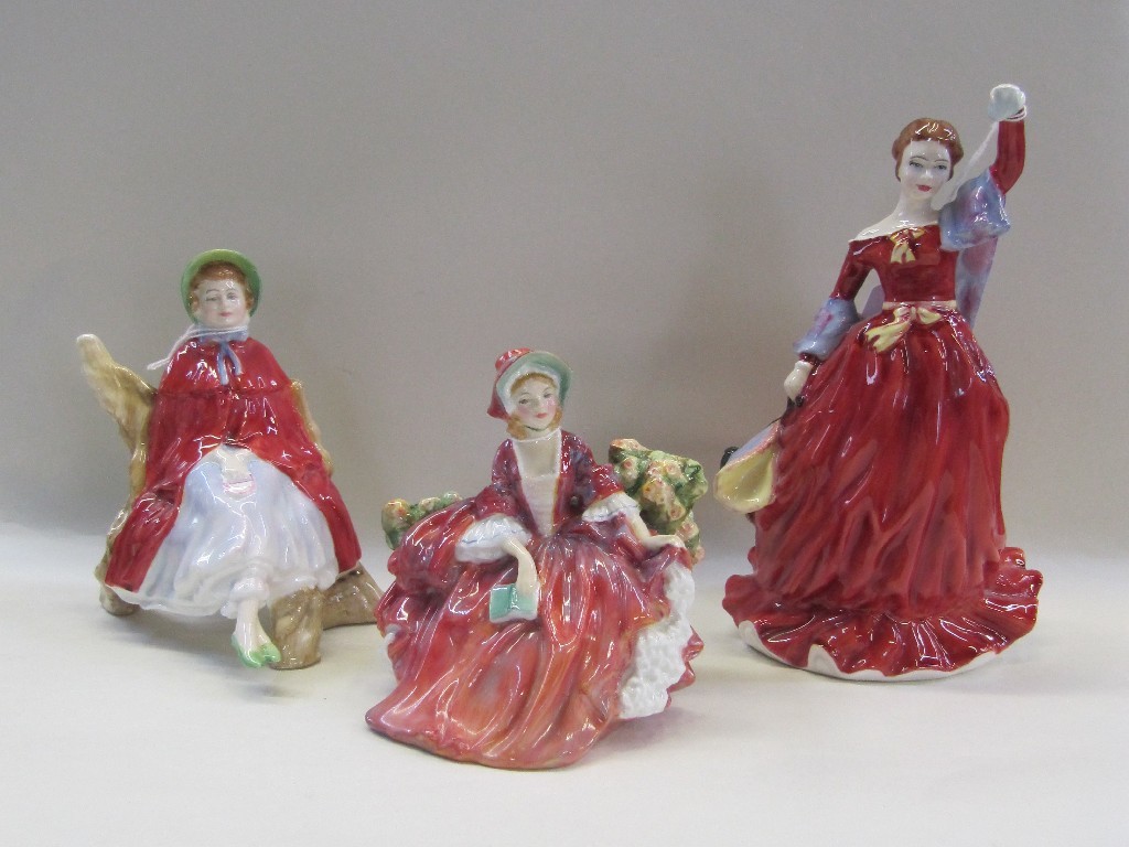 Appraisal: Three Royal Doulton ladies including Lydia HN Sally HN and