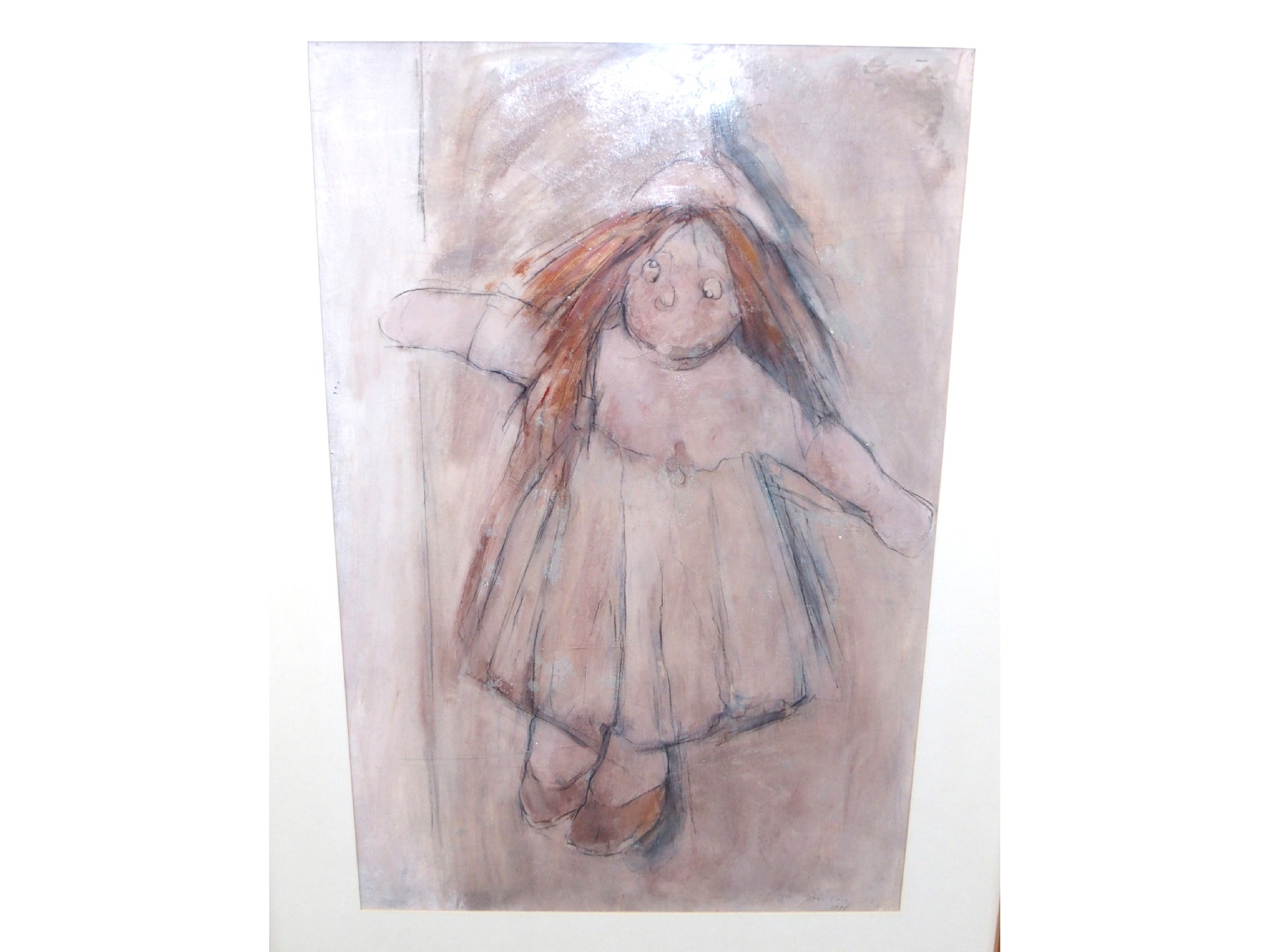 Appraisal: JOYCE GUNN CAIRNS Rag Doll signed and dated mixed media