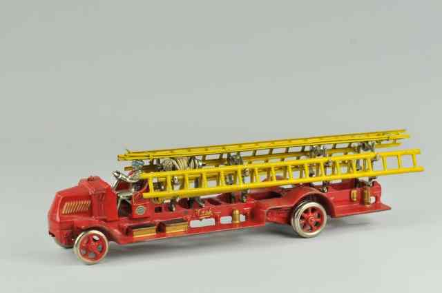 Appraisal: ARCADE MACK FIRE TRUCK Large scale cast iron toy truck