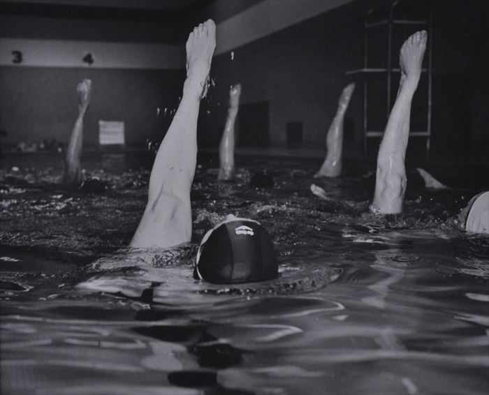 Appraisal: CHRISTINE OSINSKI b STATEN ISLAND SYNCHRONIZED SWIMMERS SERIES Two gelatin