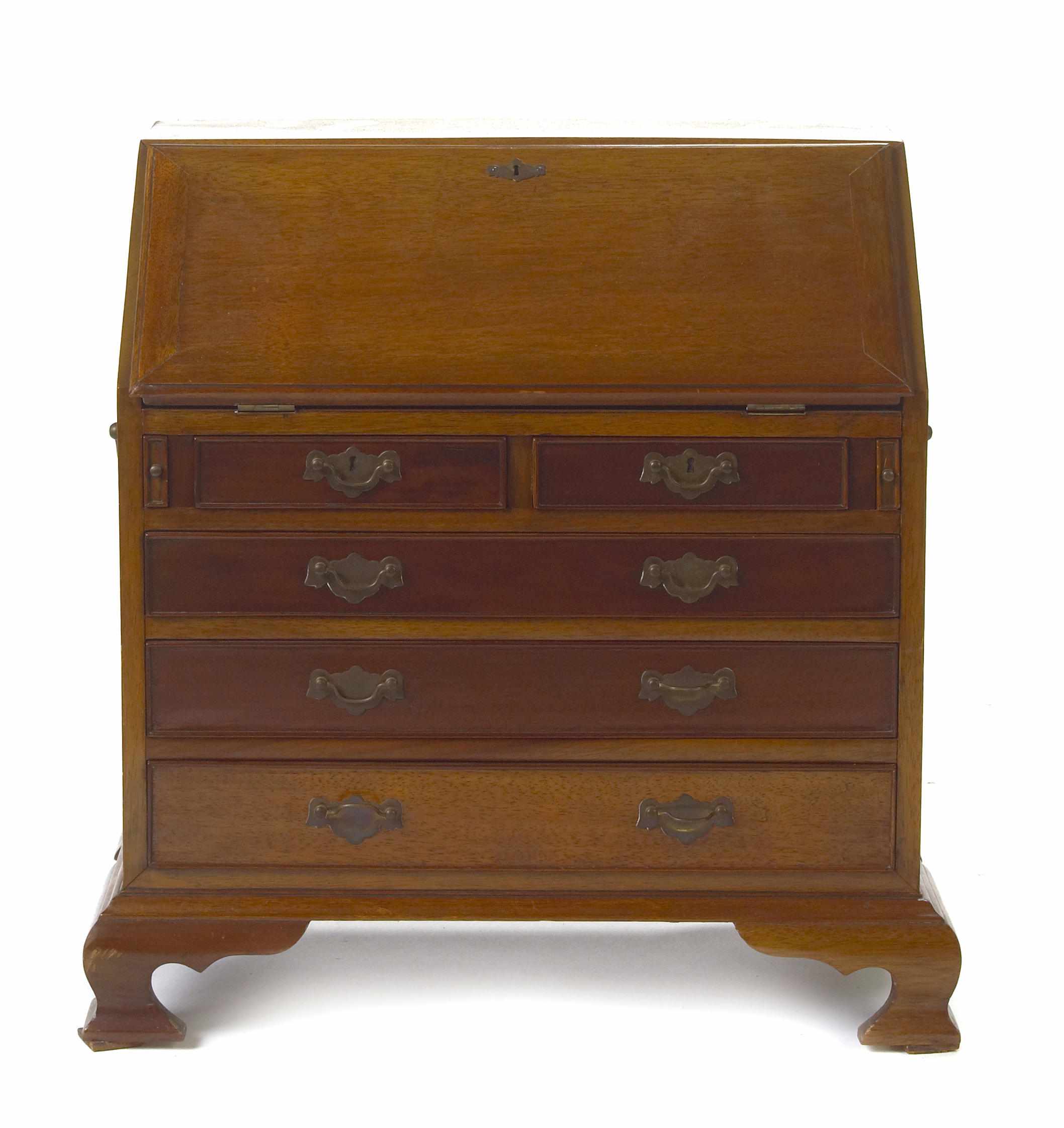 Appraisal: Property of various owners A miniature George III style mahogany