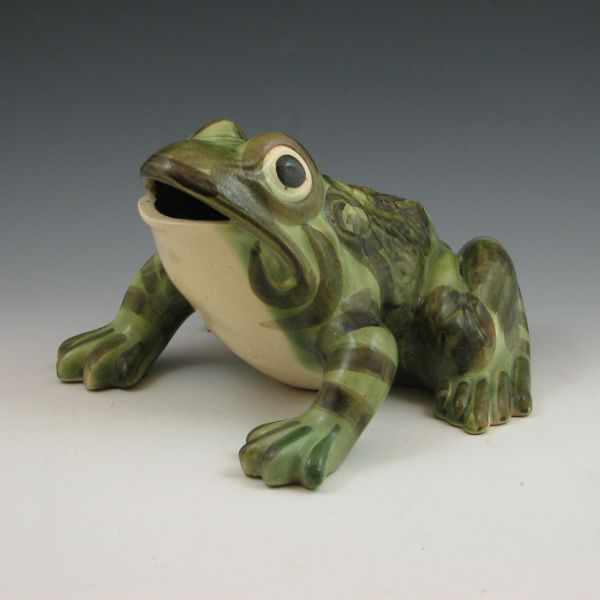 Appraisal: Brush frog ornament Marked USA Excellent condition '' long