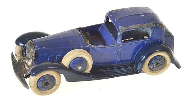 Appraisal: DINKY C PREWAR TOWN SEDAN blue body with dark bue