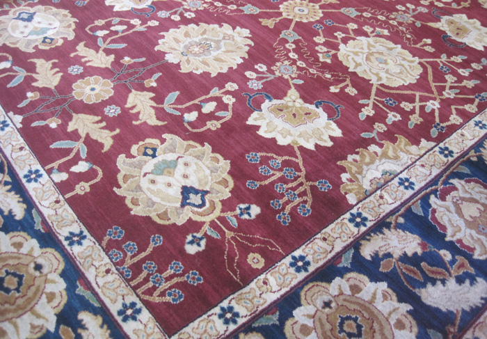 Appraisal: KARASTAN AMERICAN ORIENTAL CARPET Agra design machine loomed original Karastan