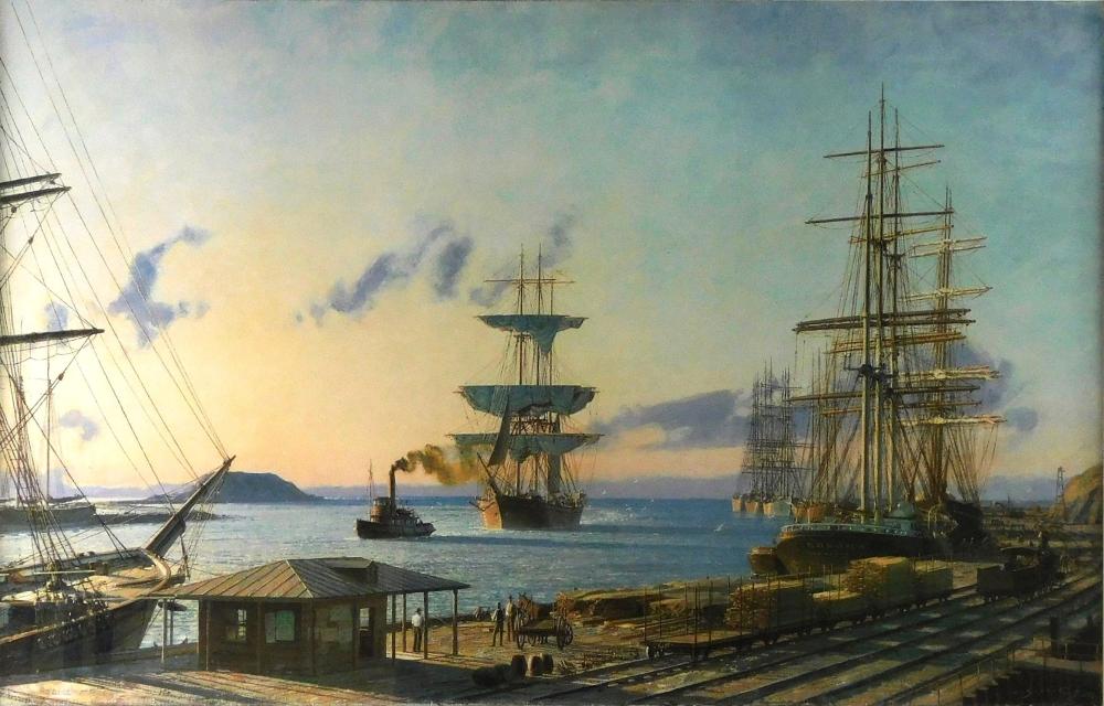 Appraisal: John Stobart American b San Pedro limited edition print a