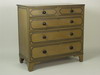 Appraisal: CHEST OF DRAWERS - Two over three drawer painted pine