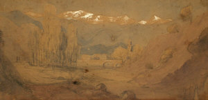 Appraisal: Circle of John Ruskin HRWS - - View of a