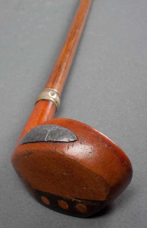 Appraisal: Continental carved maple swagger stick in the form of a