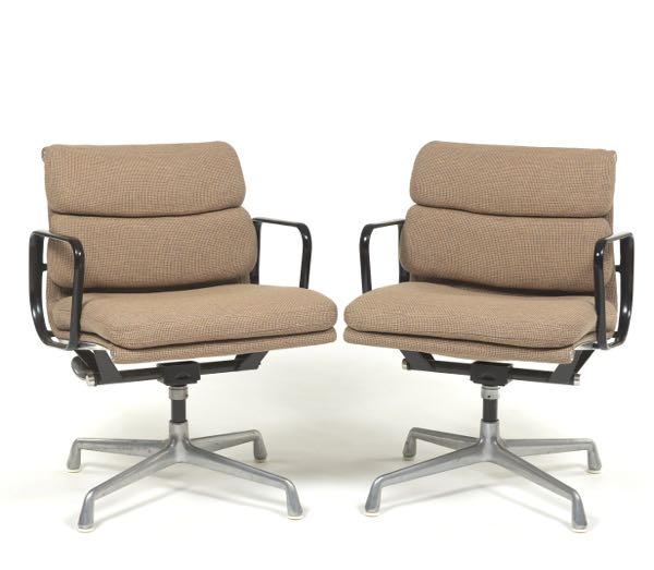 Appraisal: PAIR OF EAMES FOR HERMAN MILLER SOFT PAD CHAIRS x