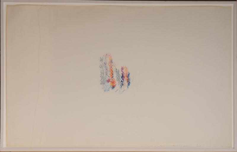 Appraisal: ALAN SARET b DESERT PEACE ENSOULMENT Colored pencil on paper