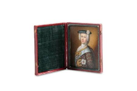 Appraisal: TH CENTURY SCOTTISH SCHOOL BONNIE PRINCE CHARLIE Waterclour on ivory