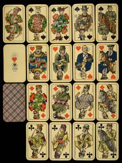 Appraisal: Josef Glanz Tarock Pack of Playing Cards Designed by Brendl