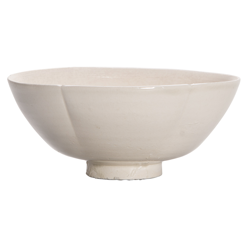 Appraisal: Chinese Dingyao Bowl Northern Song Dynasty The rounded sides formed