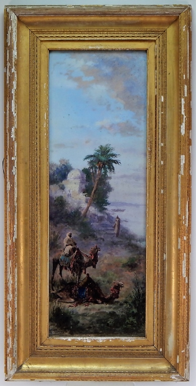 Appraisal: PAUL PASCAL ORIENTALIST MIDDLE EAST GENRE PAINTING France - Romantic