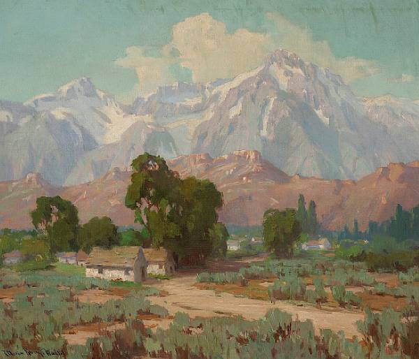 Appraisal: Marion Kavanaugh Wachtel - Whitney from Lone Pine signed 'Marion