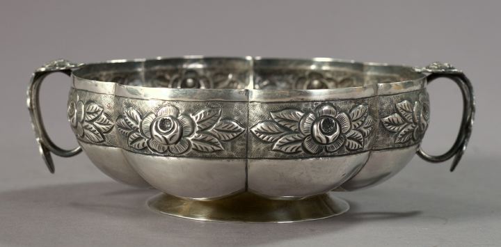 Appraisal: Maciel Mexico Hand-Wrought Sterling Silver Fruit Bowl second quarter th