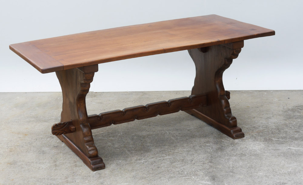 Appraisal: SPANISH COLONIAL STYLE DINING TABLE Early to mid th century